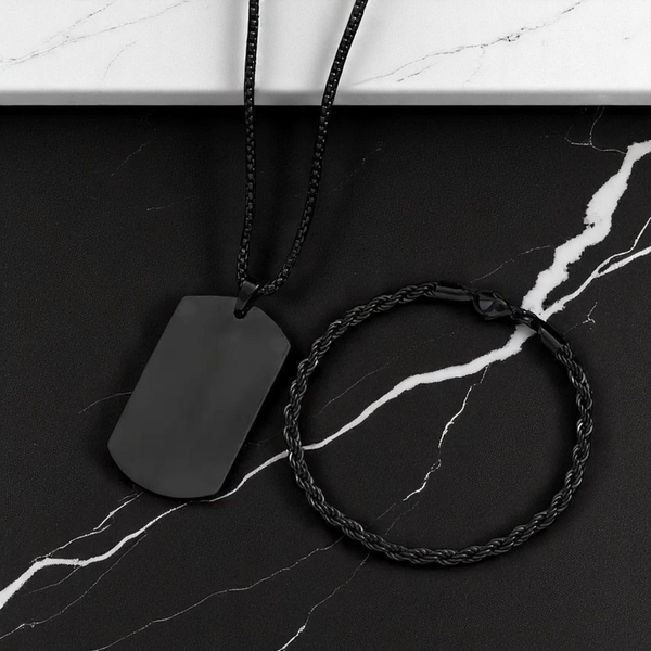 Silver Plated Stainless Steel Anti Tarnish Hip Hop Party Pendant and Bracelet