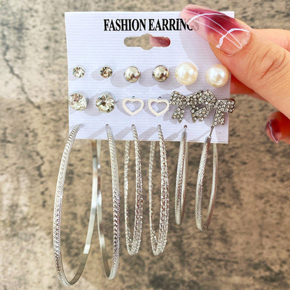 Beautiful Pearl and AD Gold Plated Earrings For Women