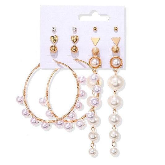 Gold Plated Stud and Drop Earrings For Women