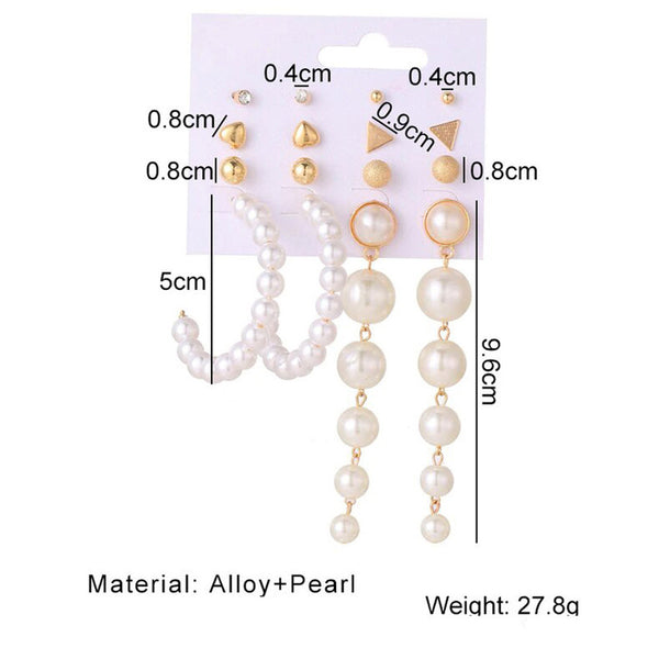 Gold Plated Stud and Drop Earrings For Women